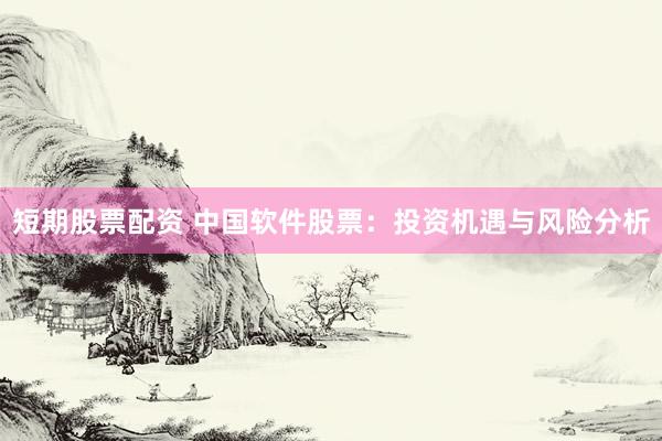 短期股票配资 中国软件股票：投资机遇与风险分析