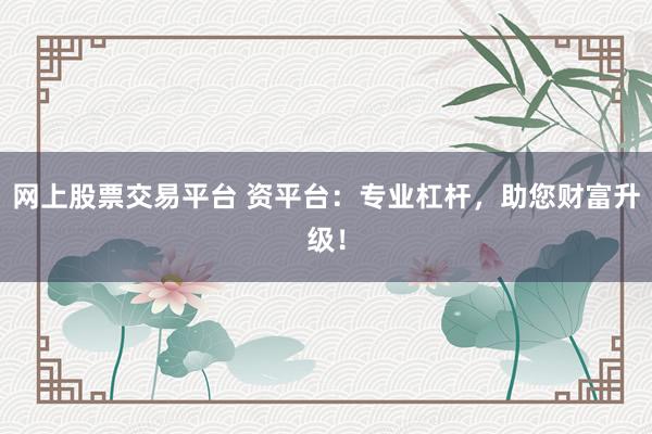 网上股票交易平台 资平台：专业杠杆，助您财富升级！